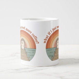 Grande Caneca Manhã de Café com Chamada Engraçada de Ouri