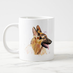 Grande Caneca Pastor Alemão – Caneca de Café para Cães GS