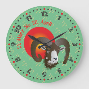 Grande Carneiro 21. Março até 20 abril relógio