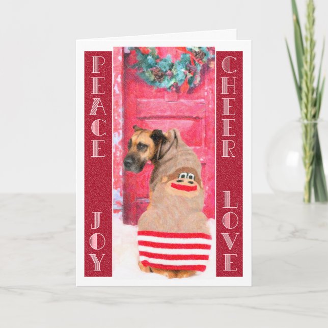 Grande Cartão de Voto de Cachorro (Frente)