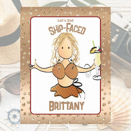 Grande Cartoon Engraçado Para Sua Viagem De Menina