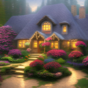 Grande Casa em Woods Jigsee Quebra-cabeça