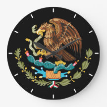 Casaco do Orgulho Nacional Mexicano do Relógio de 