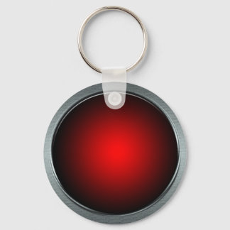 Grande Chaveiro de Botão Vermelho