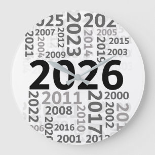 Grande Contagem Regressiva para o Ano Novo Relógio de Par