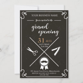 Grande convite de abertura do Compro Barber