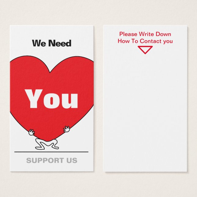 Grande Coração Transportado (Frente & Verso)