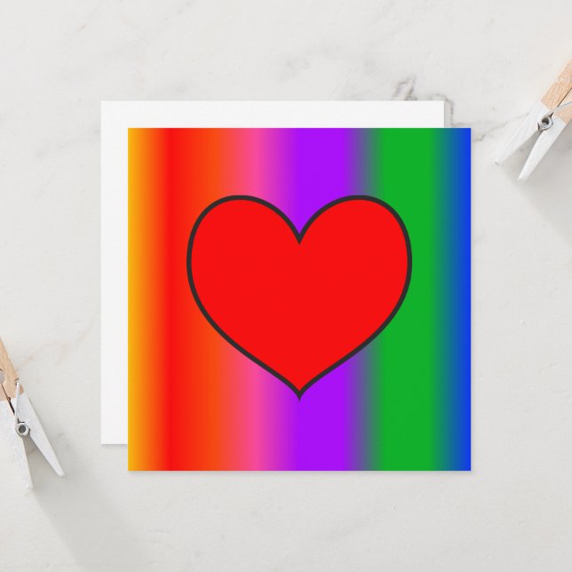 Grande Coração Vermelho (Frente/Verso In Situ)