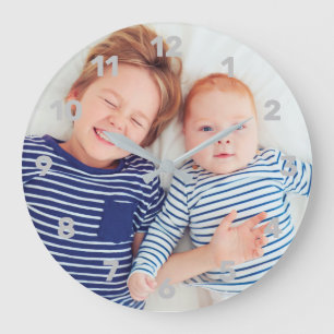Grande Crie seu próprio relógio personalizado de fotos 