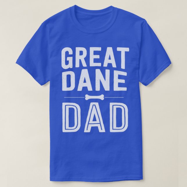 Grande Dane Mama Camiseta Cachorro Mãe Dom Mãe Doi (Frente do Design)