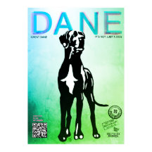 Grande Dane Puppy Vendendo Poster