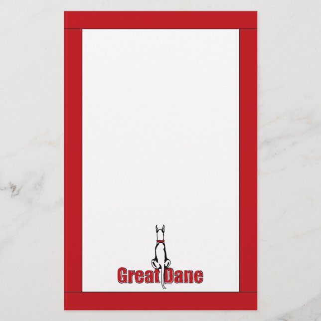Grande Dane Sit White (Frente)