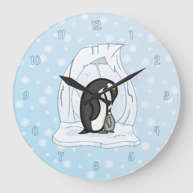 Grande Davin e Annie, o Relógio dos Pinguins (Frente)