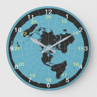 Grande Design de Relógio da Terra Plana