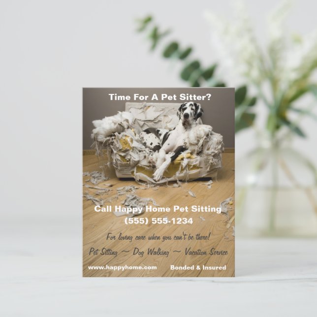 Grande dinamarquês no tabuleiro de fixação de sofá (Em pé/Frente)