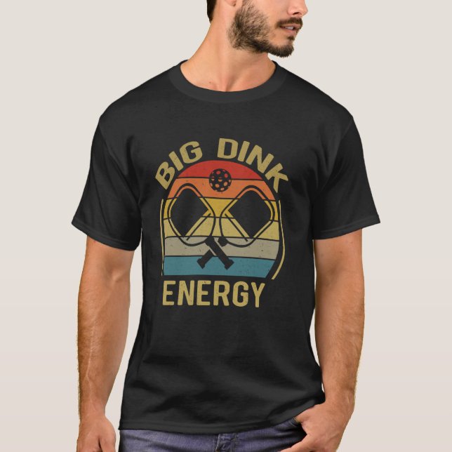 Grande Dink Energy Engraçado Camiseta De Picklebal (Frente)