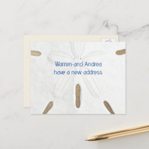 Grande Dólar de areia se movendo para o Cartão Pos