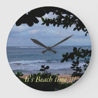 Grande É o relógio do tempo da praia.
