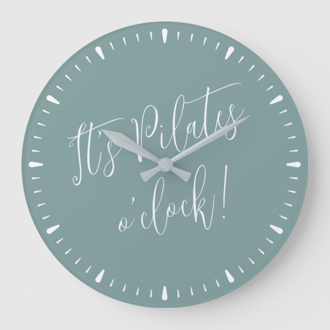 Grande É Pilates O' Clock, Diversão de Relógio Verde (Frente)