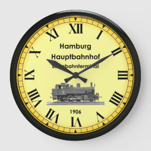 Grande Estação Hbf Hamburgo ~ Alemanha ~ 1906 ~ Relógio G
