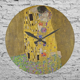 Grande Eterno Romance: Relógio "O Beijo" de Gustav Klimt