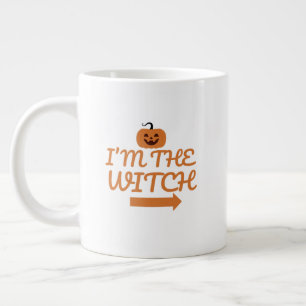 Grande Eu sou a Caneca de Café da Bruxa