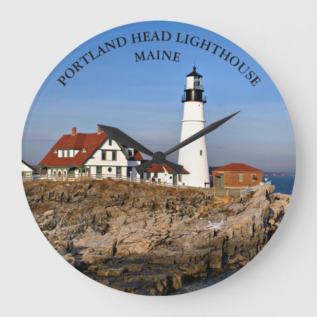 Grande Farol de Portland, Relógio Maine Round (Frente)