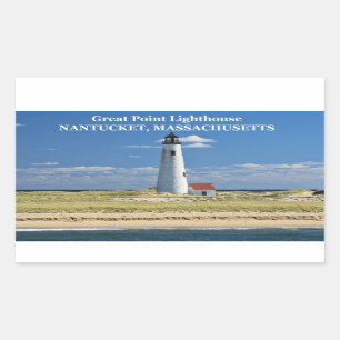 Grande farol do ponto, Nantucket, etiquetas das