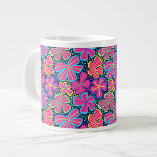 Grande Flor 🌸 caneca de café