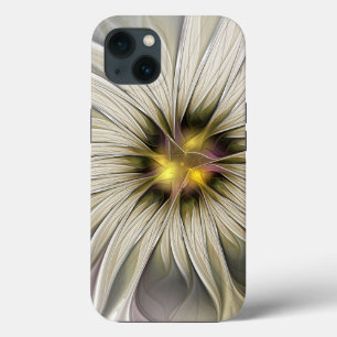 Grande Flor de Marfim, Arte Fractal Moderna Abstra