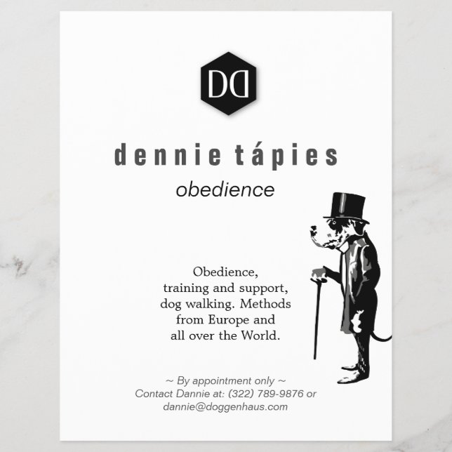 Grande Folheto de Dane DD (Verso)