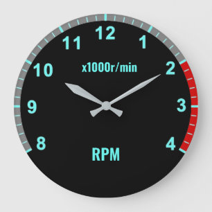 Grande Garagem Mecânica Automática do Relógio do Carro Az