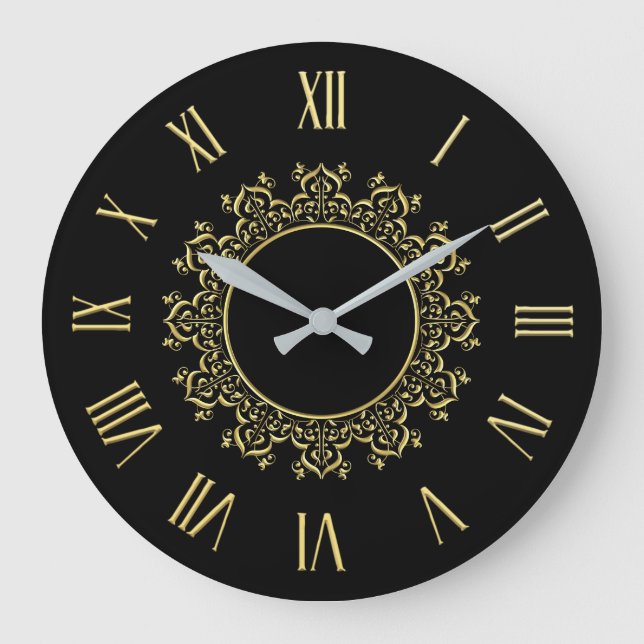 Grande Golfinho Minimalista Simples Náutico | Relógio De  (Frente)