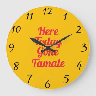 Grande Hoje, o relógio Tamale Wall chegou