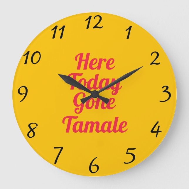 Grande Hoje, o relógio Tamale Wall chegou (Frente)