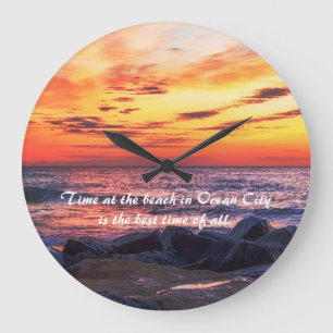 Grande Hora da Praia no Relógio da Parede de Ocean City