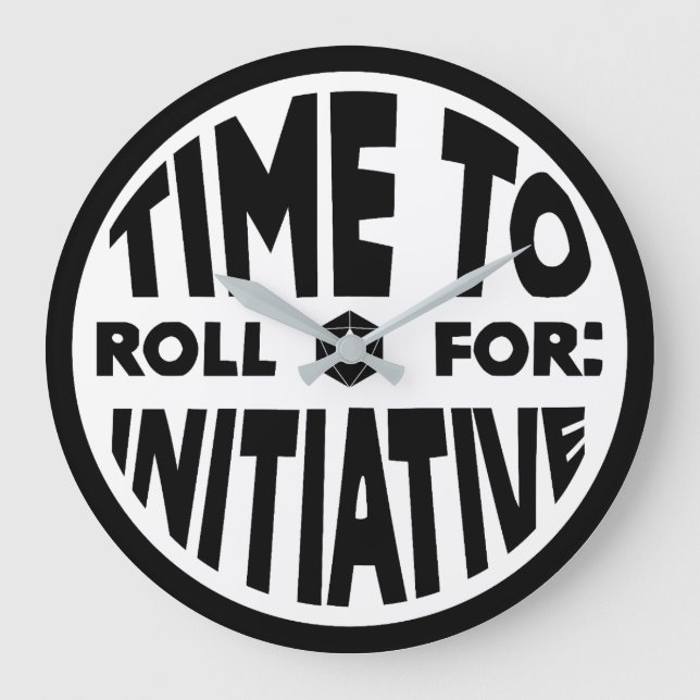 Grande Hora de Rolar para Relógio de Iniciativa (Frente)