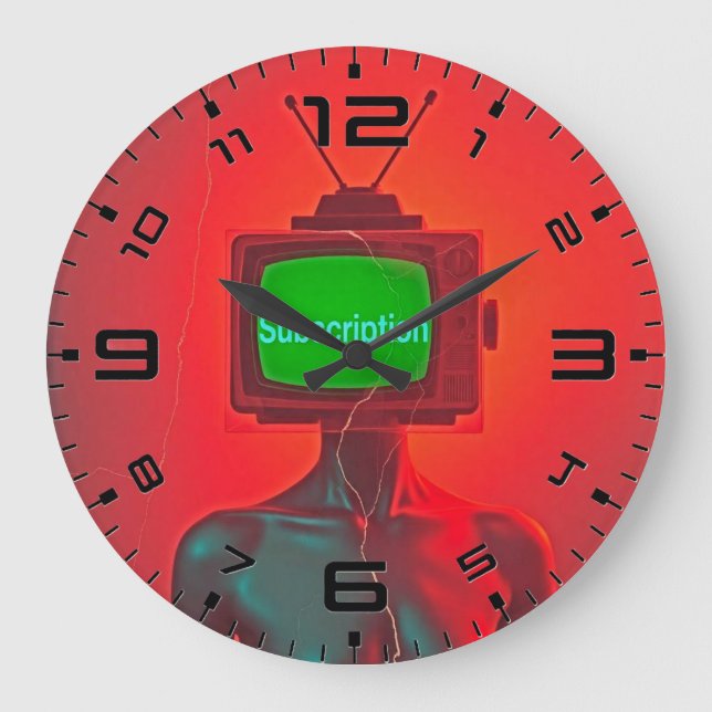 Grande Hora para Desconectar – Relógio de Cabeça de TV Re (Frente)