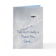 Grande Hug Obrigado Cartão Nota