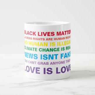 Grande igualdade de vidas negras importam caneca de café 