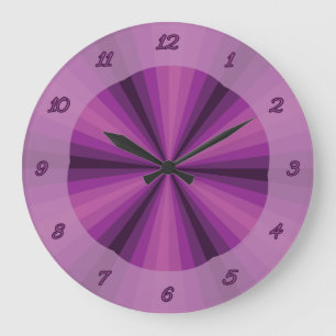 Grande Ilusões Ópticas Relógio Roxo
