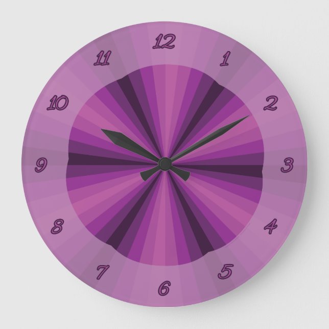 Grande Ilusões Ópticas Relógio Roxo (Frente)