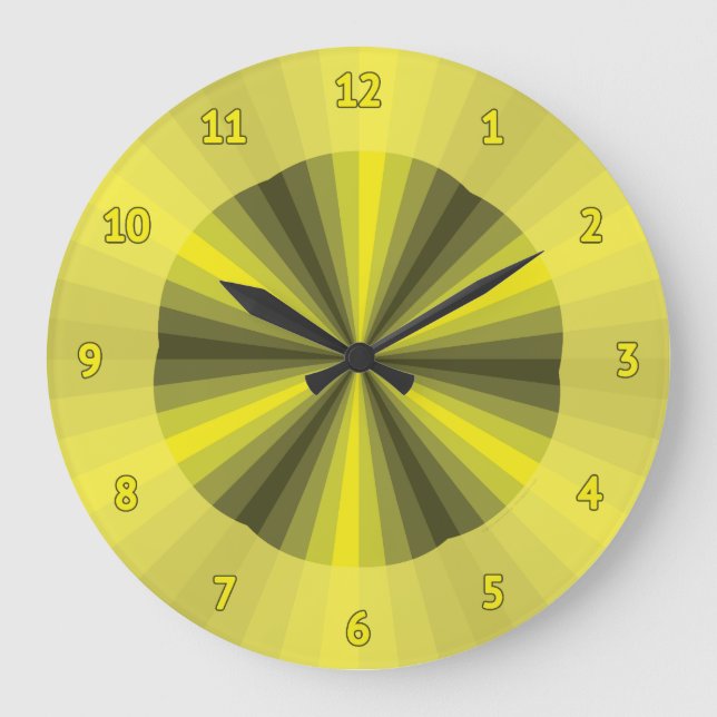 Grande Ilusões Óticas Relógio Amarelo (Frente)