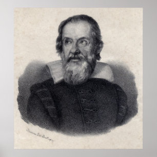 Grande impressão da arte de Galileo Galilei