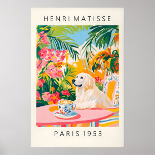 Grande Impressão de Arte de Cachorro Pyrenees, Est