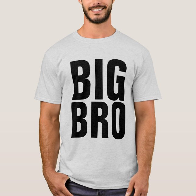 GRANDE IRMÃO BRO T-SHIRTS CAMISETAS (Frente)