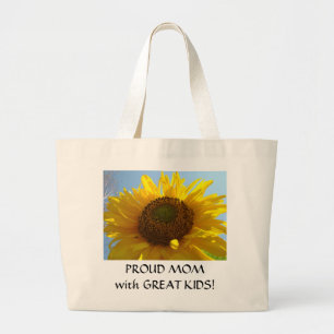 Grande MÃE ORGULHOSA Ótimos Filhos! Bolsa de Lona Tote Te