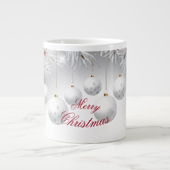 Grande Mágica caneca de café de Natal com cinzas (Frente)