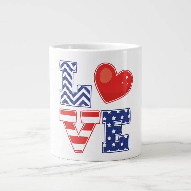 Grande Mantenha ou Crie sua própria caneca de café (Frente)