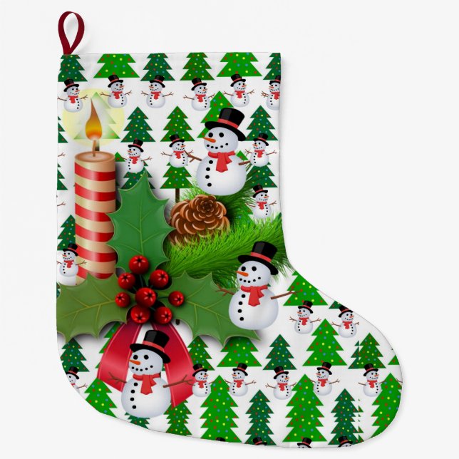 Grande Meia de Natal, Boneco de Neve de Natal (Frente)